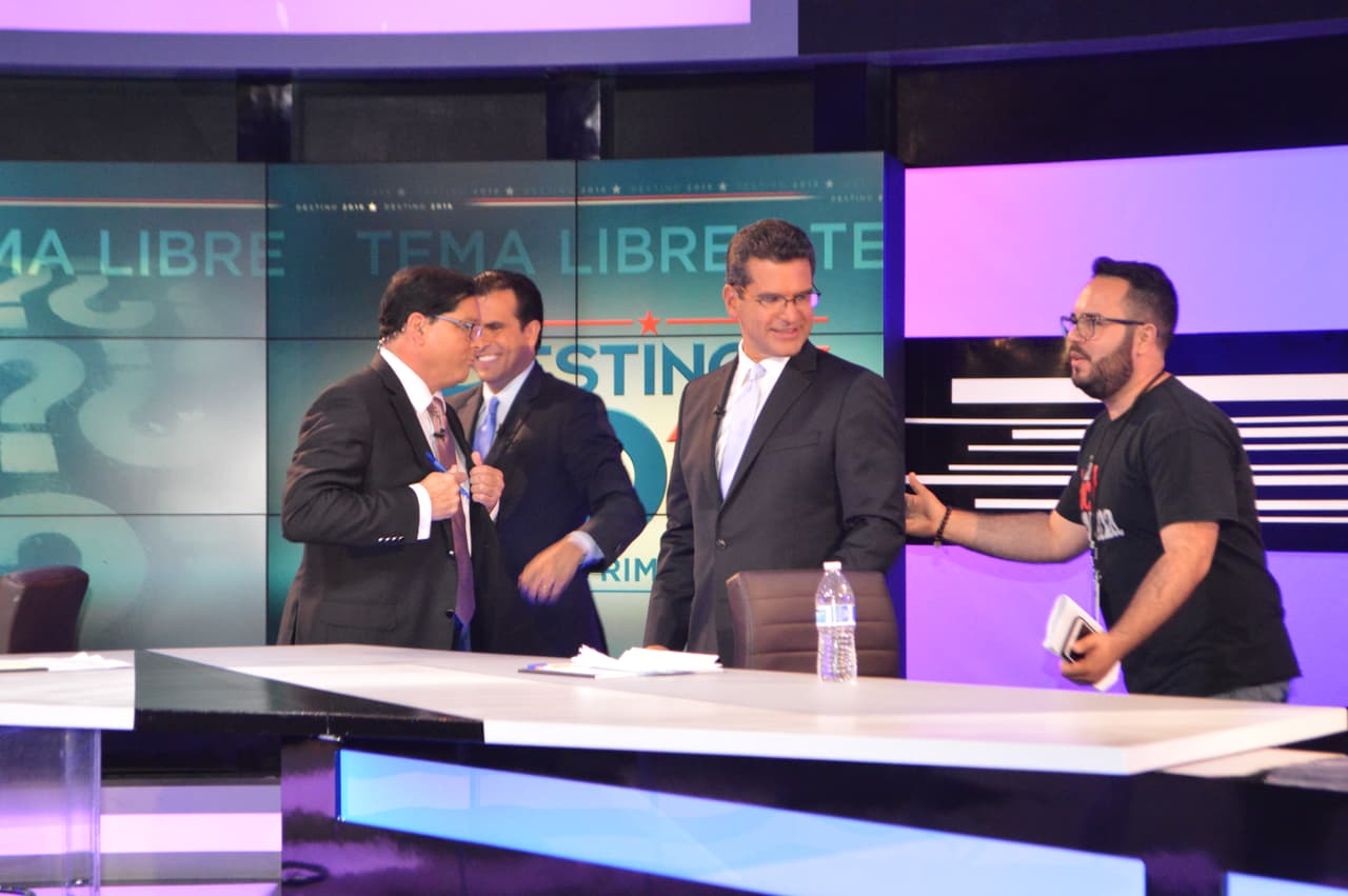 Todo lo que pasó frente y detrás de cámaras en el último y decisivo debate entre Pedro Pierluisi y Ricardo Rosselló, quienes aspiran a la candidatura por la Gobernación por el PNP.