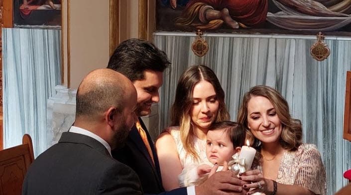 De acuerdo con TVyNovelas, la niña fue bautizada en la parroquia de Santa Teresita del Niño Jesús en la capital mexicana.
<br>