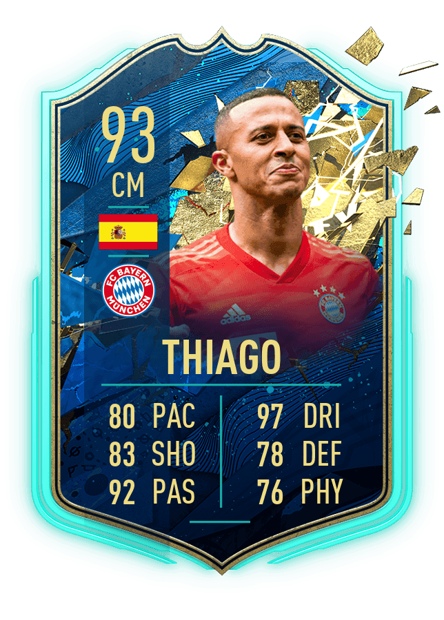 Thiago Alcántara es uno de los mejores mediocampistas del futbol alemán y los fans lo reconocen.