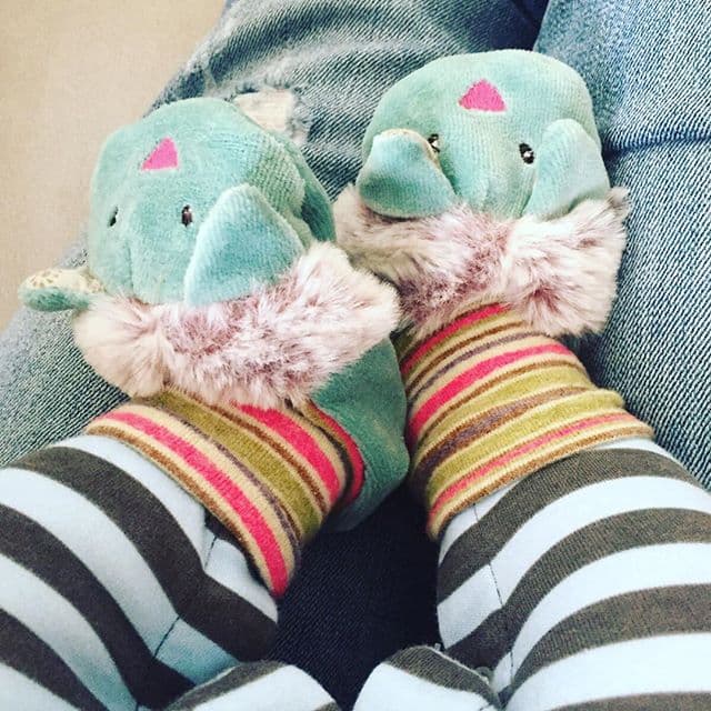 Nos queda claro que es un bebé muy fashion.