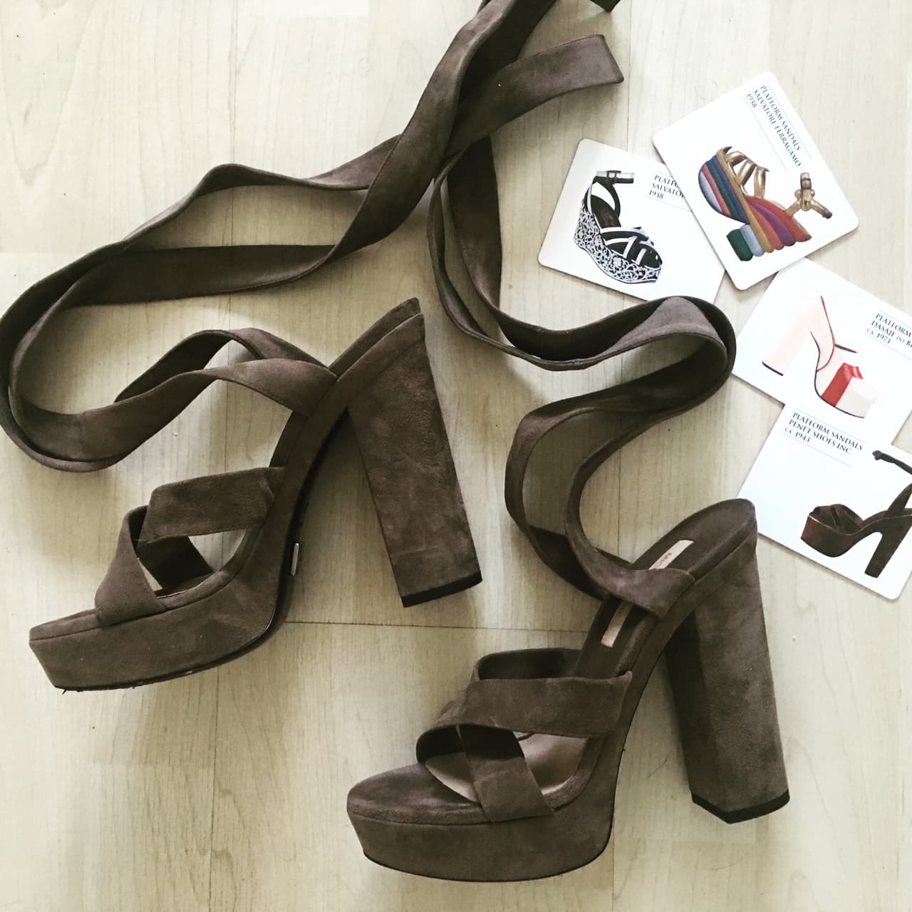 Las plataformas son ideales porque reducen el grado de inclinación del pie.