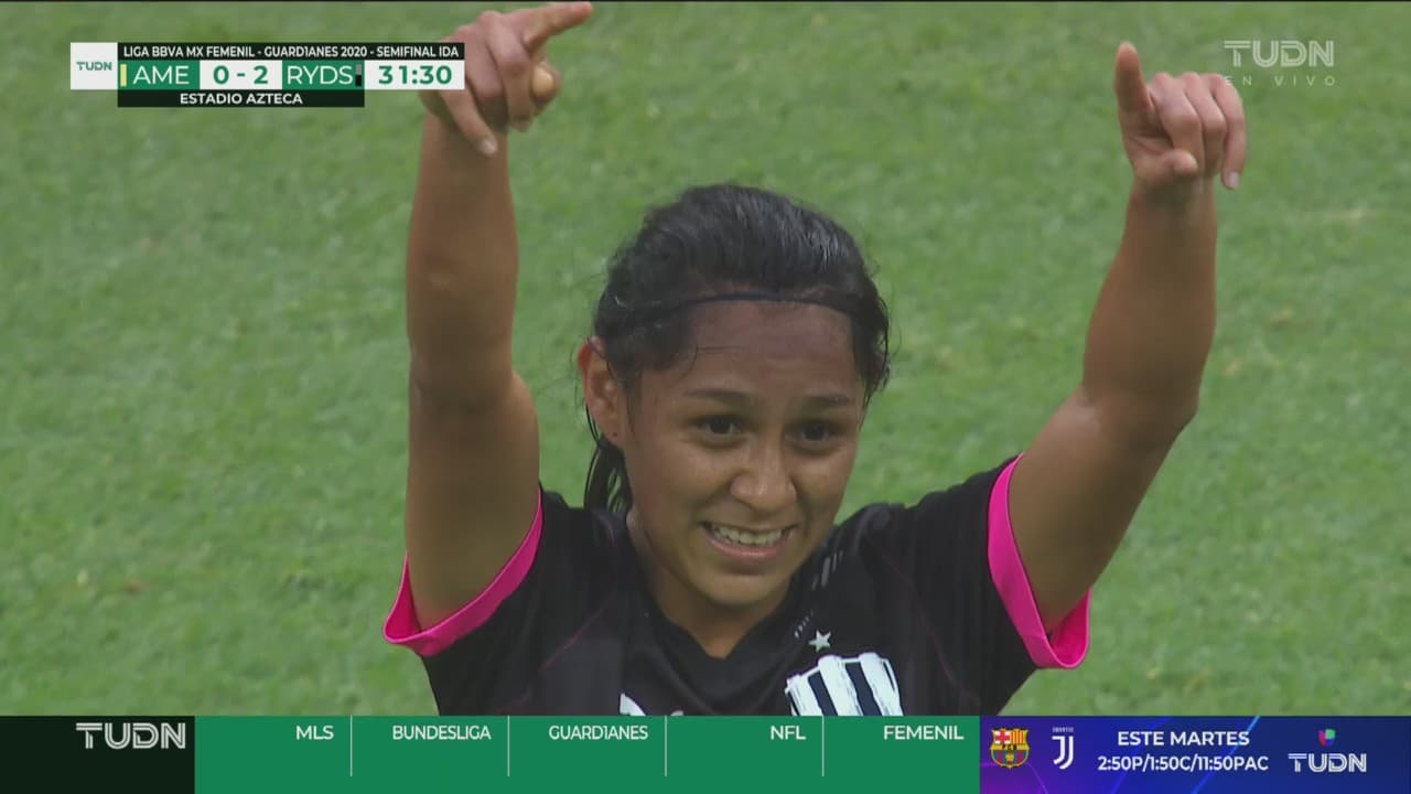 ¡Golazo de Evangelista! Diana incrementa 0-2 la ventaja de Rayadas