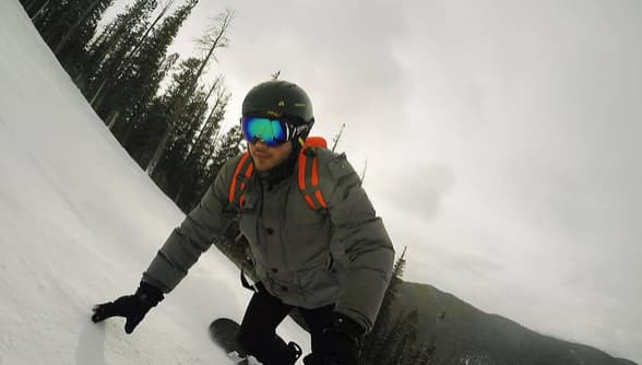 La caídas no podían faltar pero Willy es un chico perseverante.