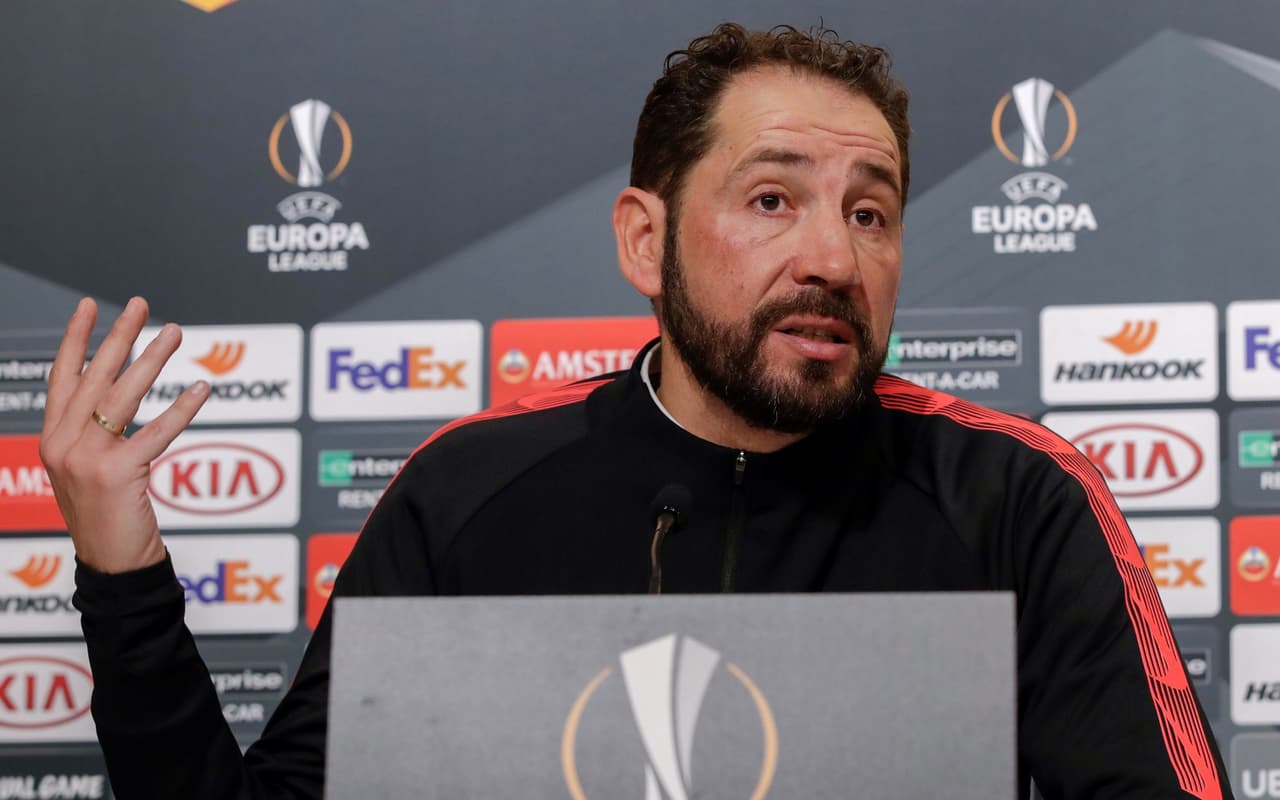 Técnico y pupilo, Machín y Ben Yedder hablaron del triunfo del Sevilla contra la Lazio en UEL