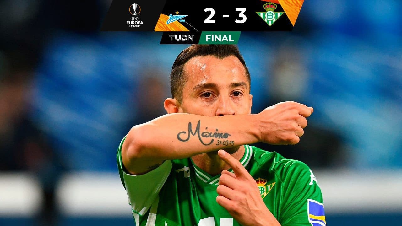 Andrés Guardado le dio la victoria al Betis en la Europa League