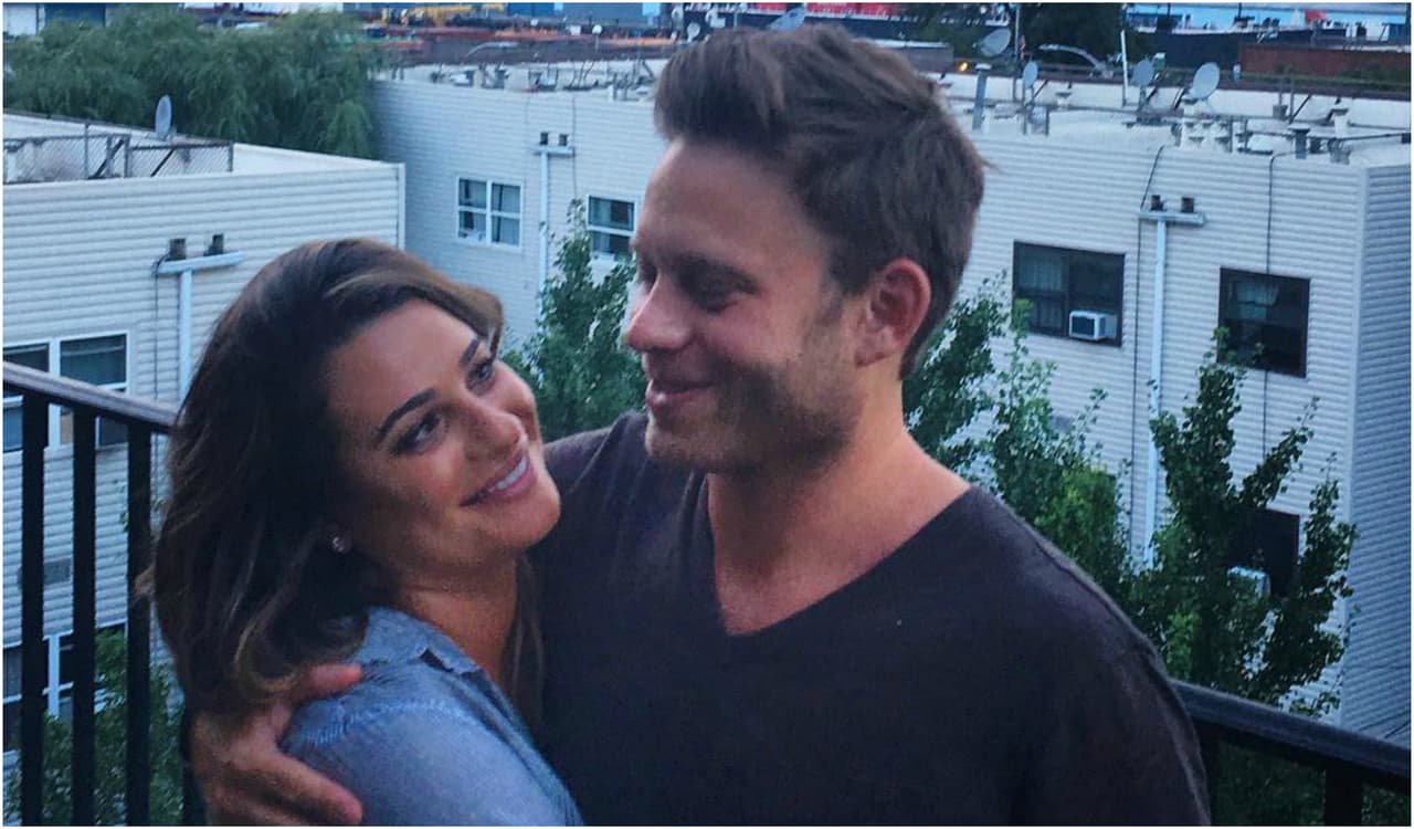 Lea Michele, actriz de 'Glee', le dio el sí a su novio Zandy Reich