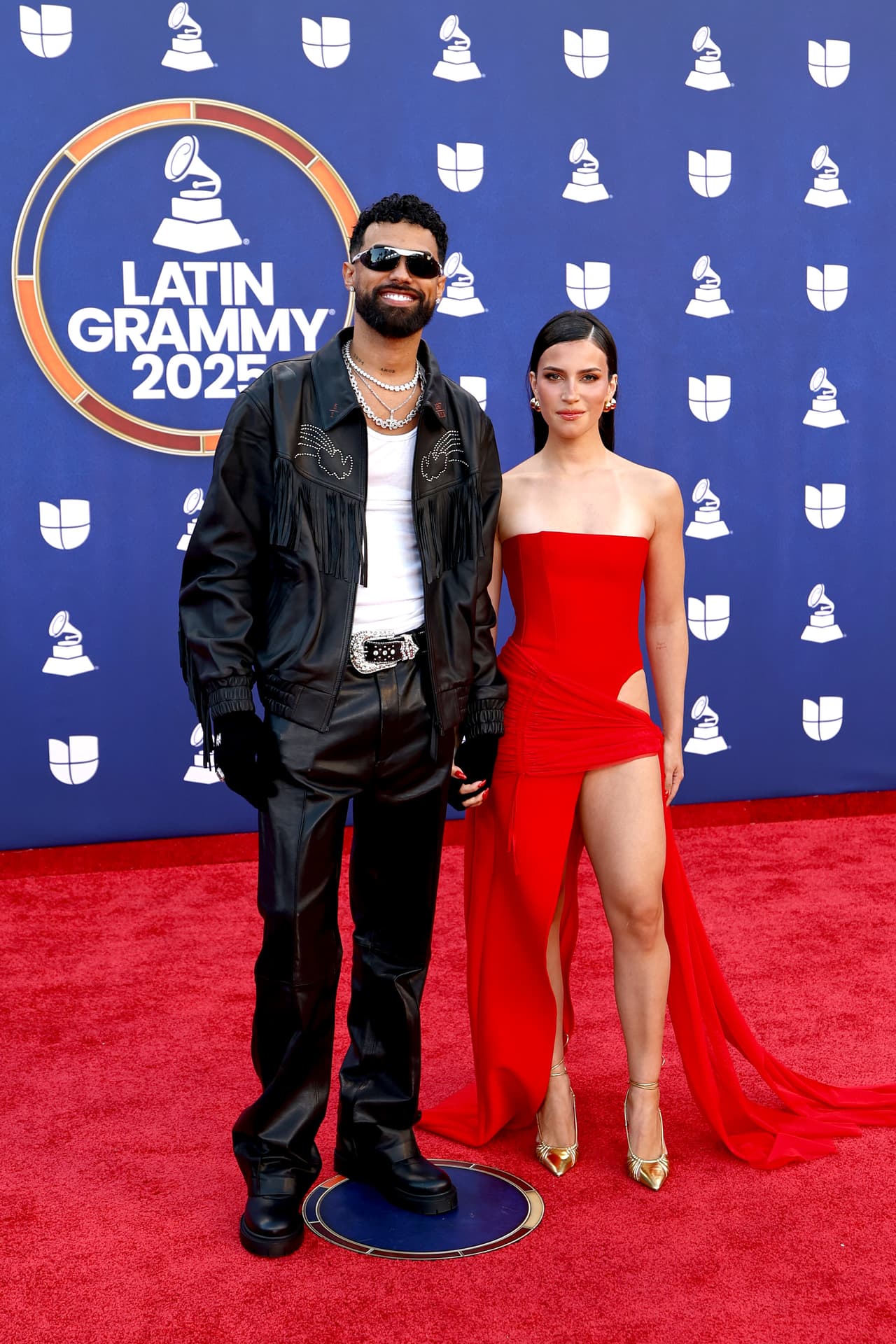 Jay Wheeler y Zhamira Zambrano son otra de las parejas que no podía faltar en esta fiesta musical.