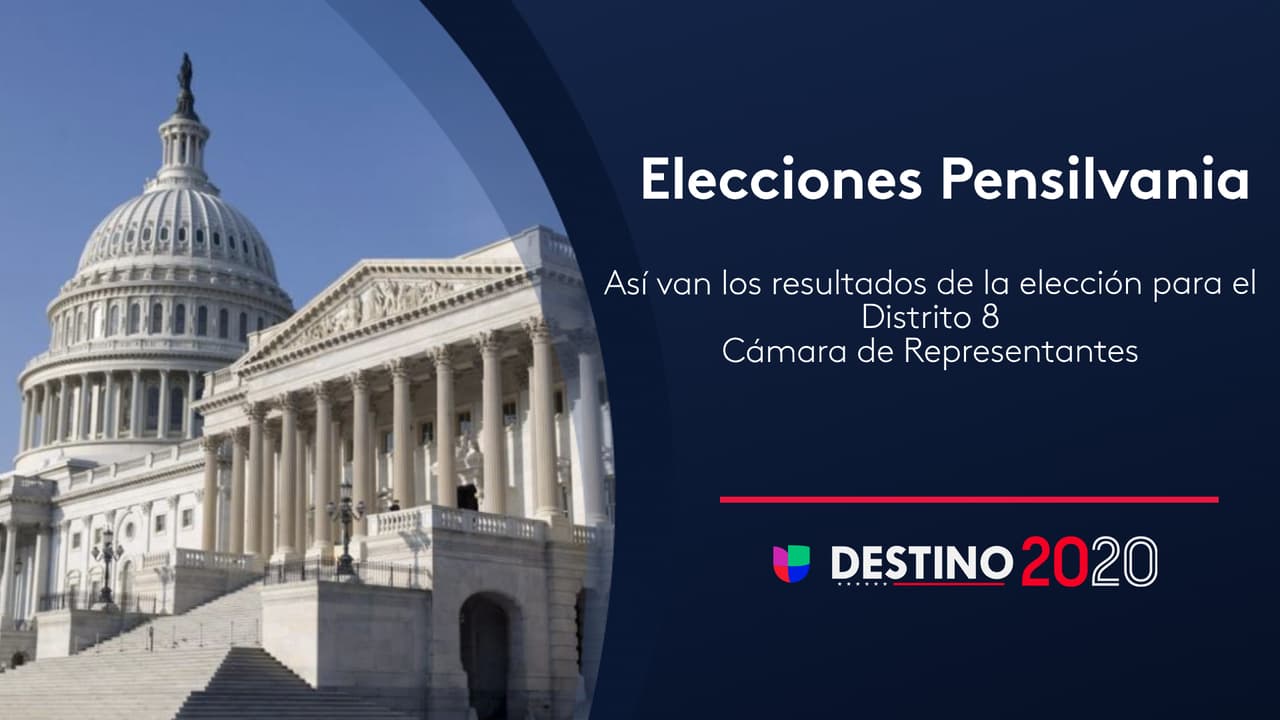 Así van los resultados de la elección para el distrito 8 de la Cámara de Representantes en Pensilvania 
