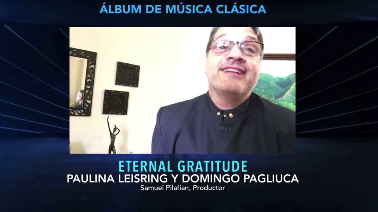 Paulina Leisring y Domingo Pagliuca, con Samuel Pilafian como productor, ganaron Mejor Álbum de Música Clásica por ‘Eternal gratitude’.