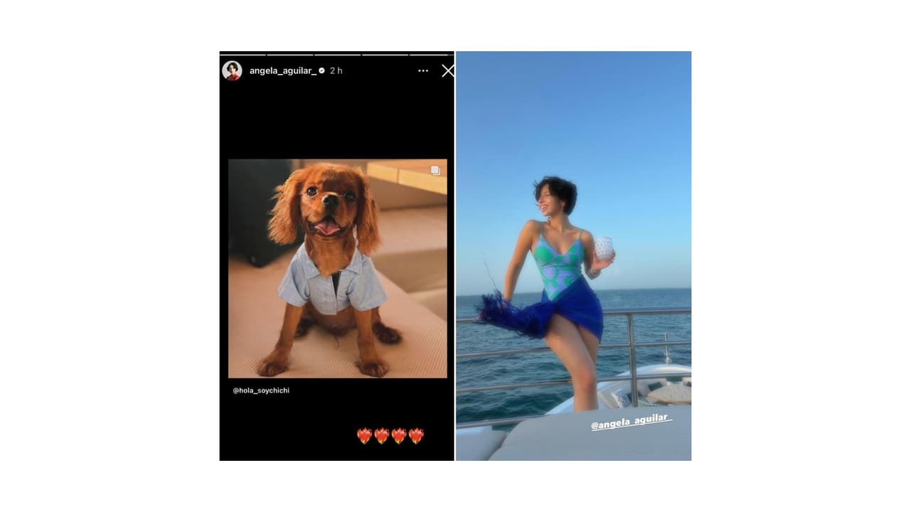 Chichí estaría acompañando a Nodal y Ángela Aguilar en su paseo por el caribe mexicano.