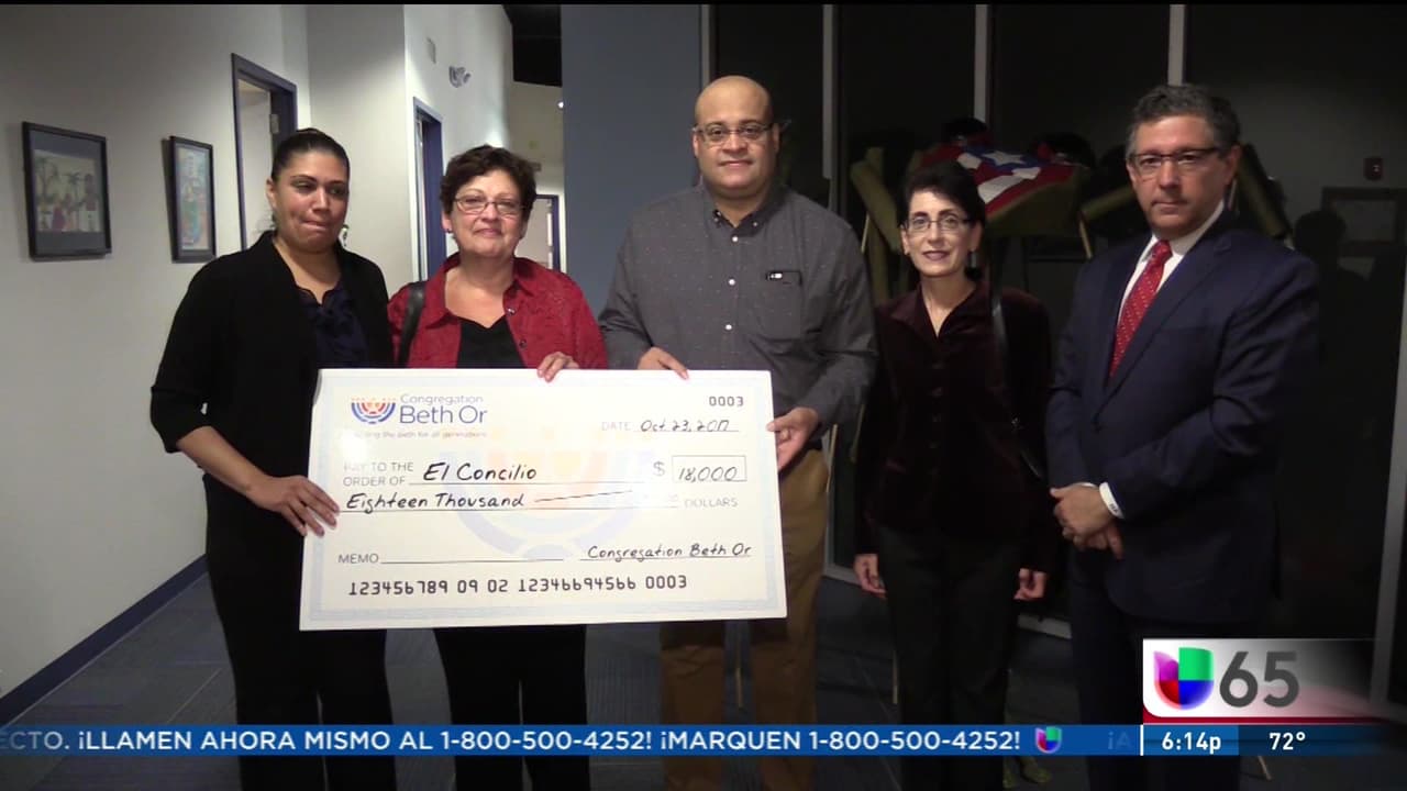 Iglesia judía recauda fondos para ayudar a Puerto Rico