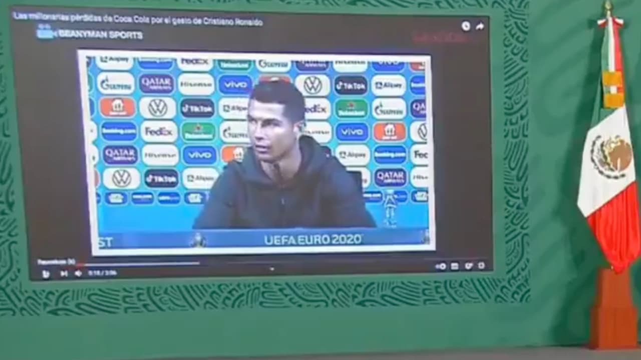 AMLO pone como ejemplo a CR7 y lamenta eliminación de Portugal