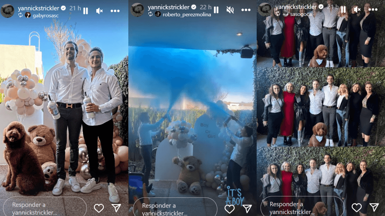 Al parecer, René Strickler no habría asistido a la revelación de sexo de su próximo nieto.