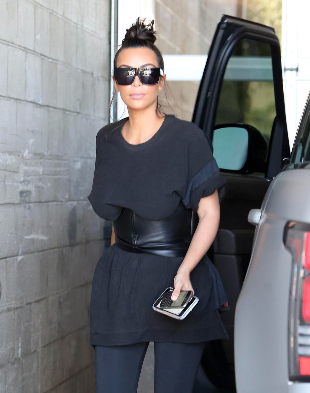 Los paparazzi la captaron acudiendo a una reunión de negocios.