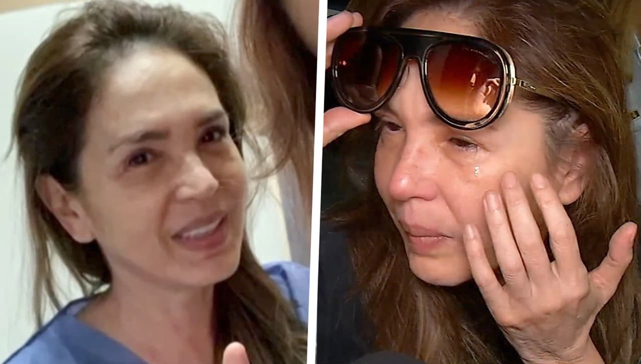 Yolanda Andrade muestra el daño en su ojo y rompe en llanto al hablar de su salud