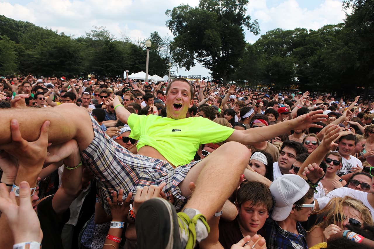 El central Grant Park acoge el festival Lollapalooza en Chicago.