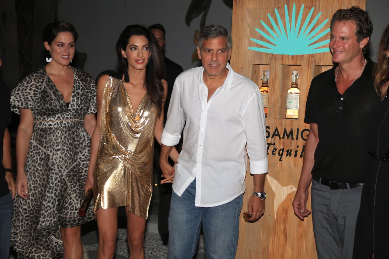 También estuvo presente su amigo y socio Rande Gerber.