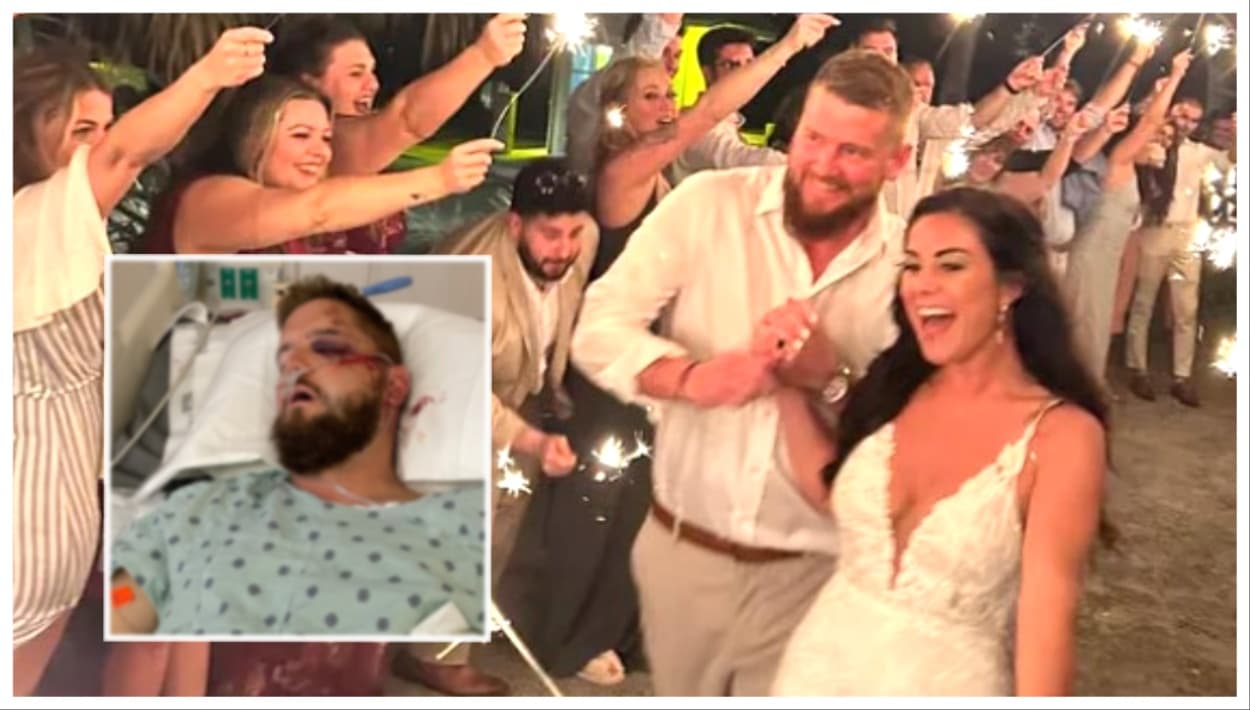 Novio de Utah que perdió a su esposa el día de su boda continúa hospitalizado