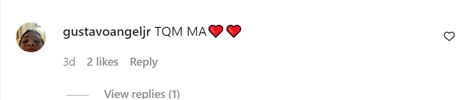 En esa ocasión, el joven le contestó de manera muy cariñosa, dejando patente el amor que le tiene a la mujer que le dio la vida.