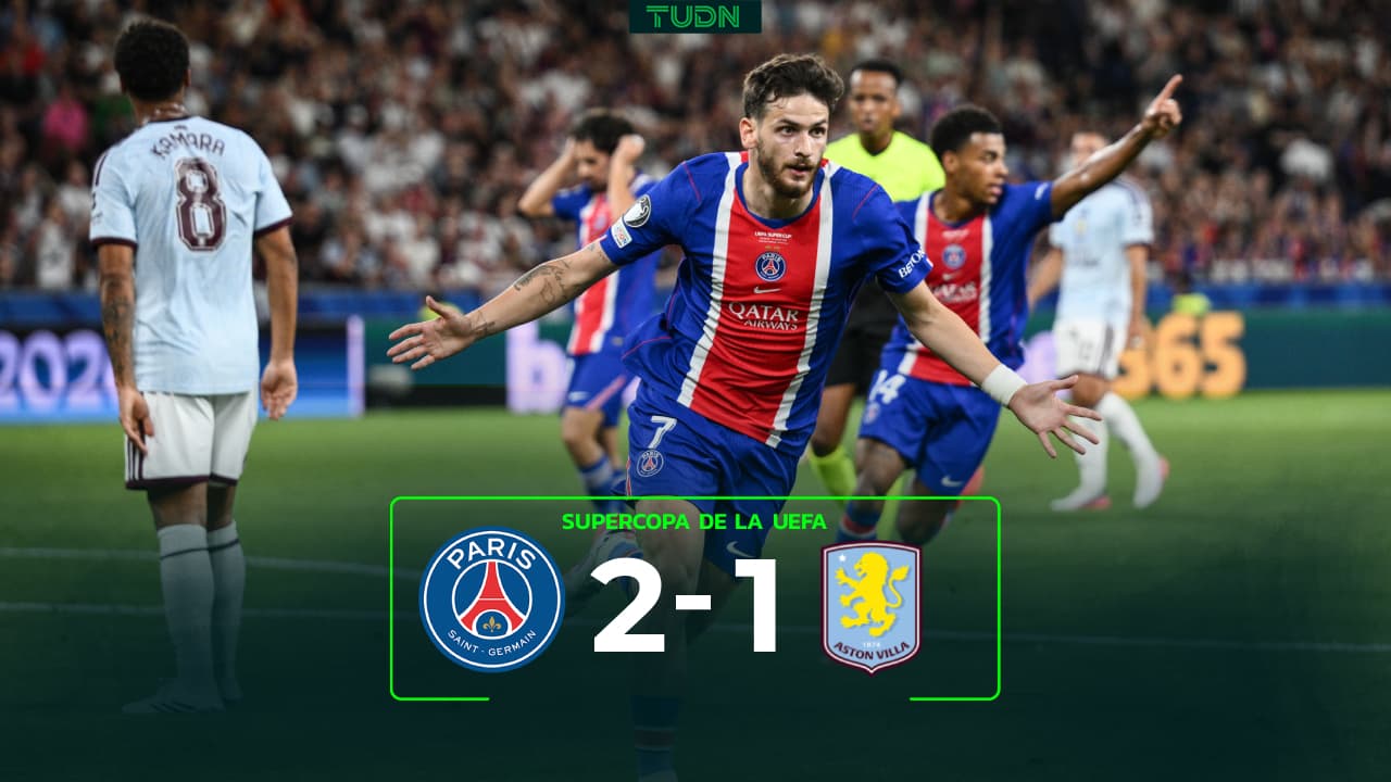 PSG se consagra bicampeón de la Supercopa de Europa 
