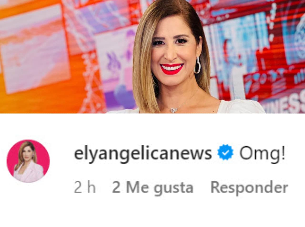 Mientras que Elyangelica González reaccionó con un "OMG!".
<br>
