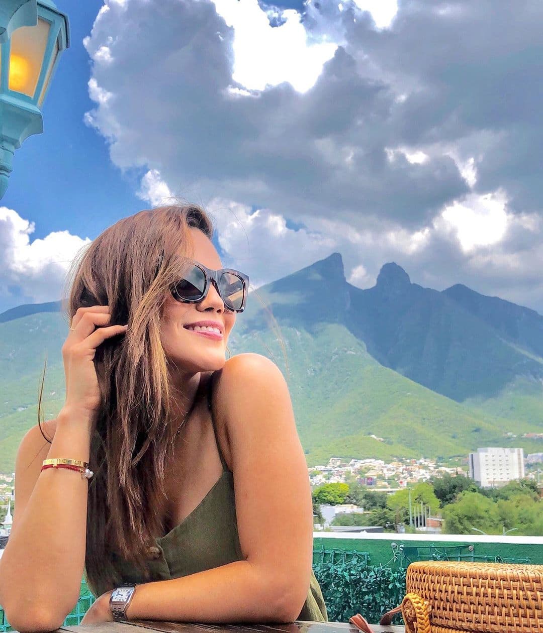 Otra de esas imágenes fue cuando estuvo en Monterrey, en el estado mexicano de Nuevo León. Aprovechando la luz del día, logró esta postal.