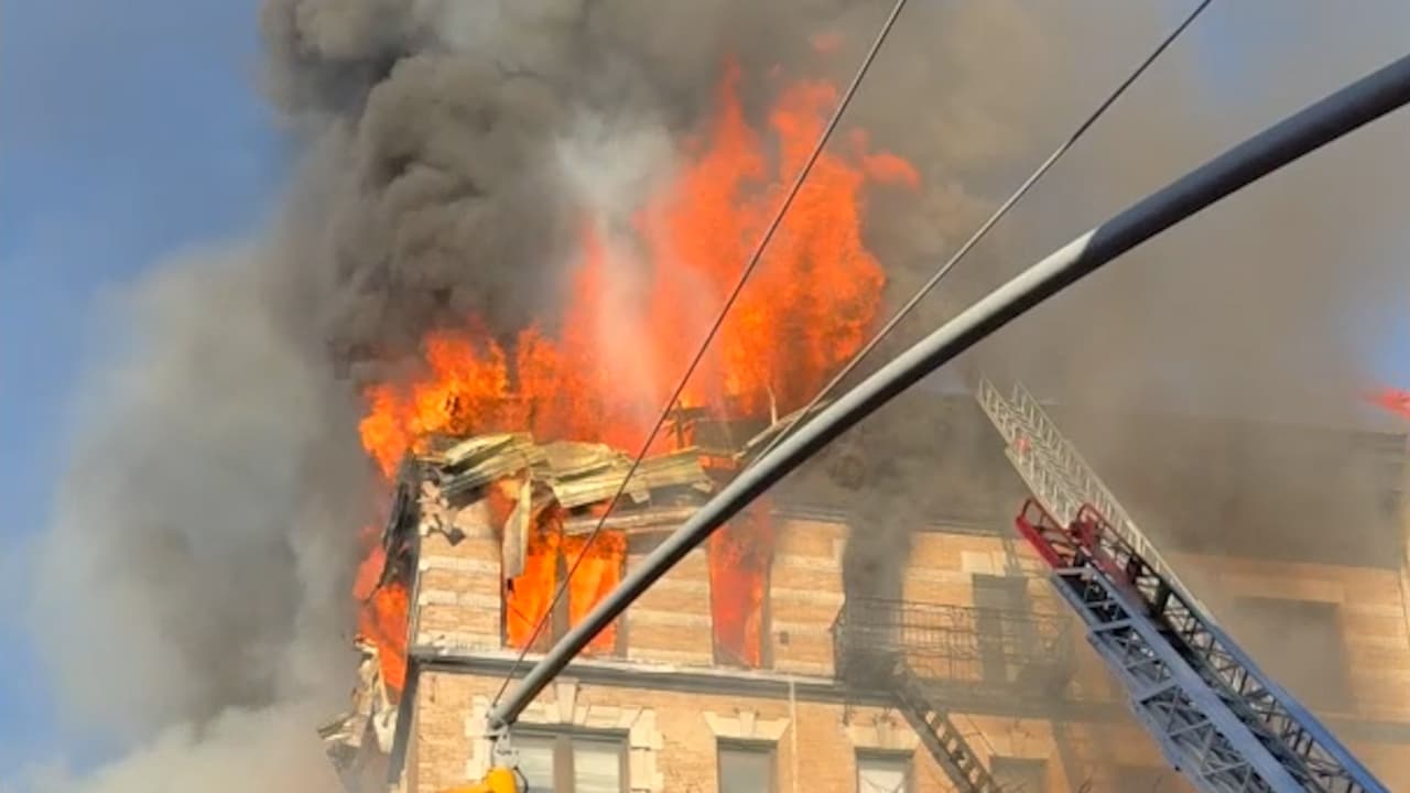 Un gran incendio en un edificio en Nueva York deja varios heridos