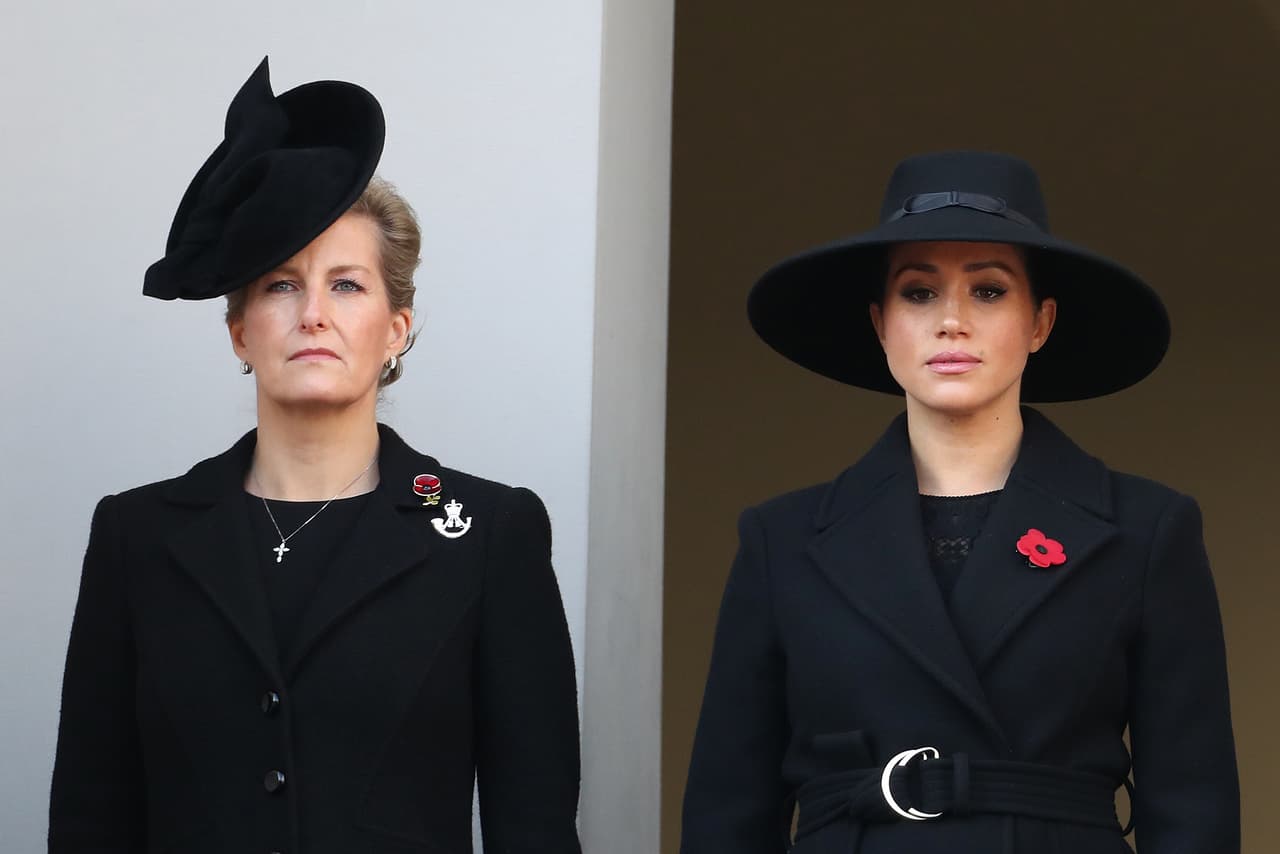 Ante la salida de la pareja en abril pasado, la tía del príncipe Harry dijo: 
<b>"Solo</b> 
<b>espero que sean felices</b>". 
<br>