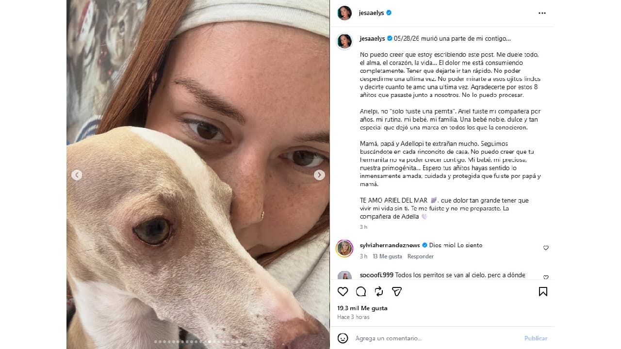 Jesaaelys le dedicó emotivo mensaje a Arielpi.