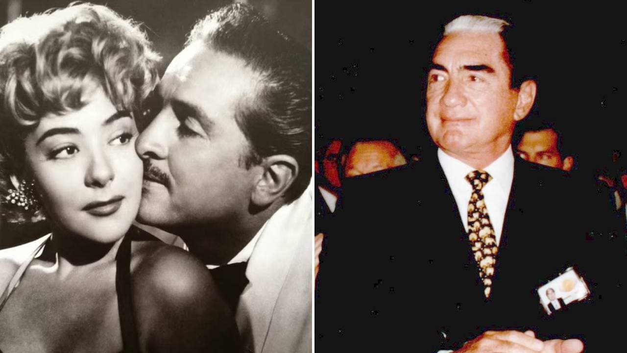 Arturo de Córdoba y Silvia Pinal, Emilio Azcárraga Milmo.