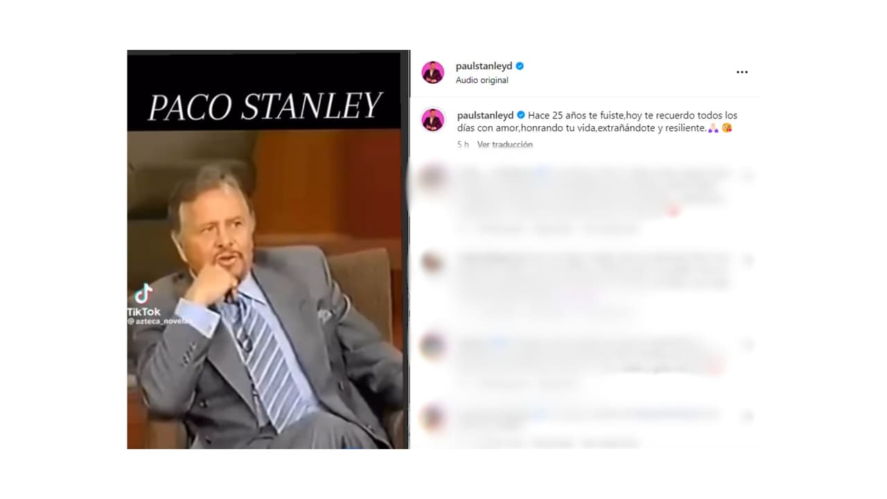 Así recordó Paul Stanley a su papá.