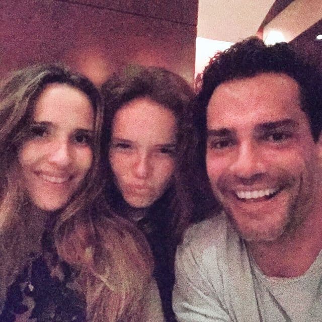 La pequeña Lau es su adoración. Los dos actores pueden presumir que tienen una hermosa familia.