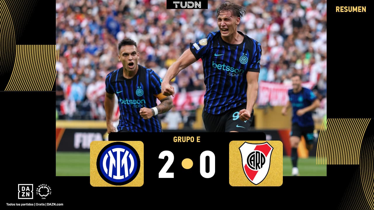 Inter de Milán da un golpe de autoridad y elimina a River Plate