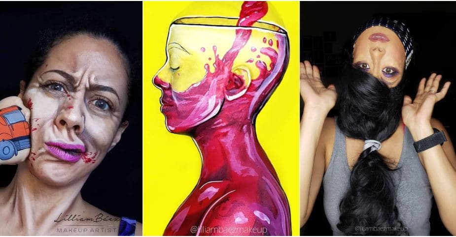 “Rompan el miedo": hispana busca conquistar Hollywood a través de su maquillaje con efectos especiales