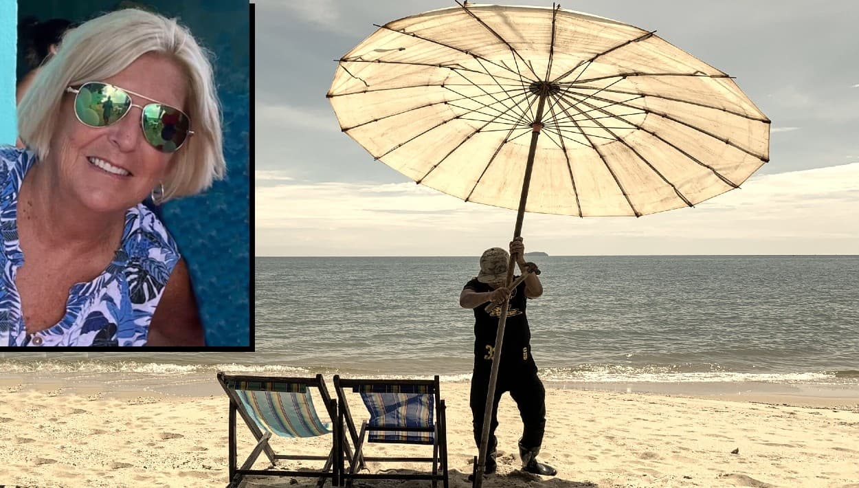 Sombrilla de playa sale volando y cual flecha se incrusta en el pecho de Tammy Perreault: investigan su muerte 