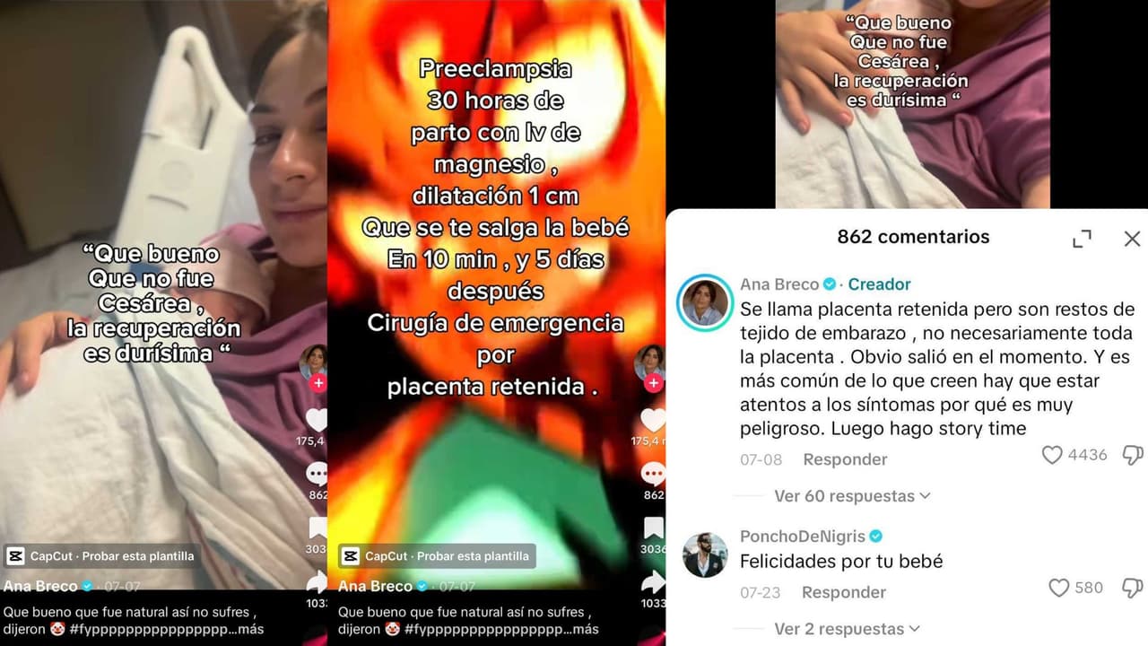 Ana Brenda reveló que la intervinieron de emergencia a días de su parto.