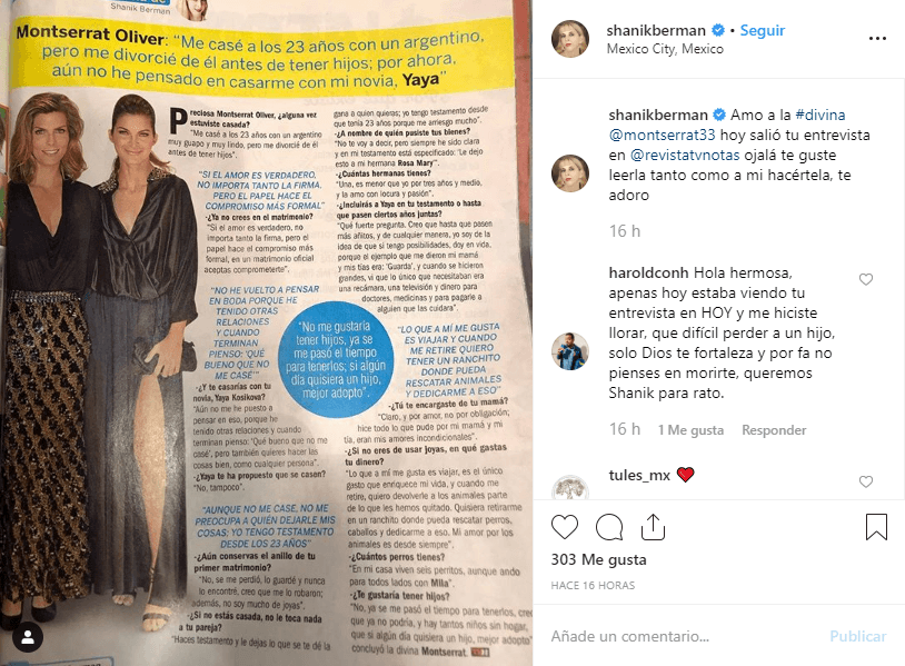 Sin embargo, no quiere cometer una equivocación, por lo que no ha pensado si llegará al altar con ella. Así lo reveló en una entrevista que le realizó la periodista Shanik Berman para la revista TVNotas.