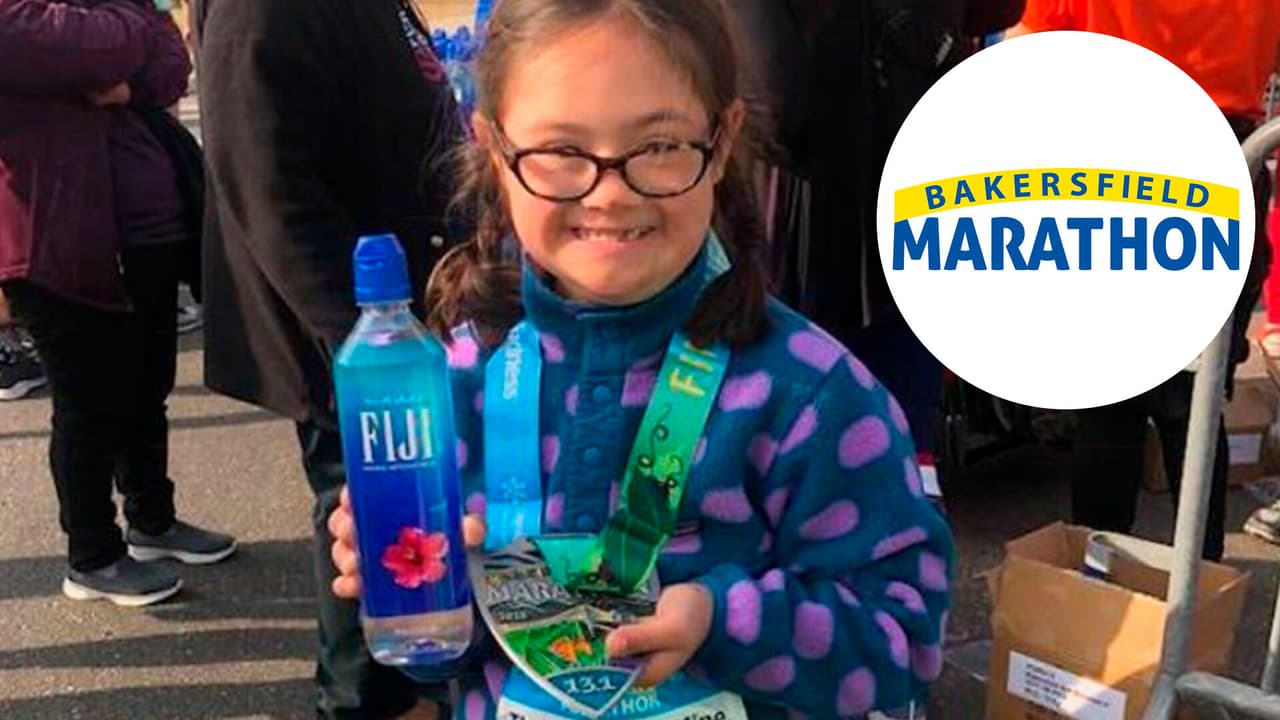 Padece síndrome de down y correrá el maratón de Bakersfield: La inspiradora historia de Anastasia Pursel