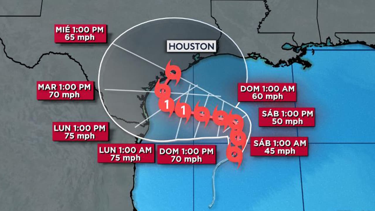 Emiten orden de evacuación voluntaria para la isla de Galveston por la tormenta tropical Beta