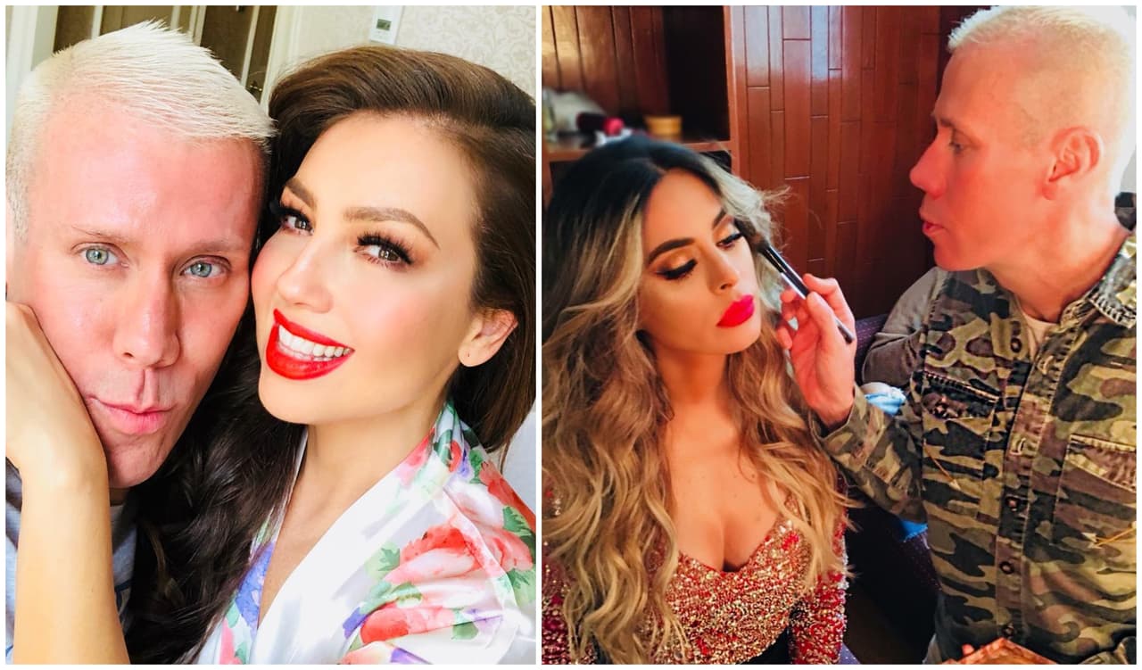 Maquillista de Thalía y Galilea Montijo sufre tremenda  herida en la cabeza