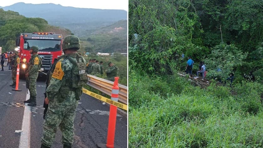 Cae autobús a barranco en Nayarit, México: reportan al menos 15 muertos