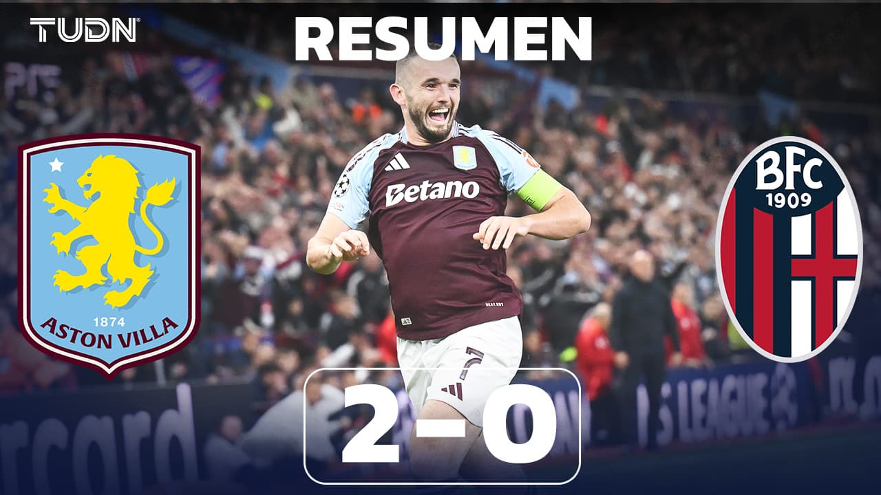 Resumen | Aston Villa mantiene el invicto en la Champions League