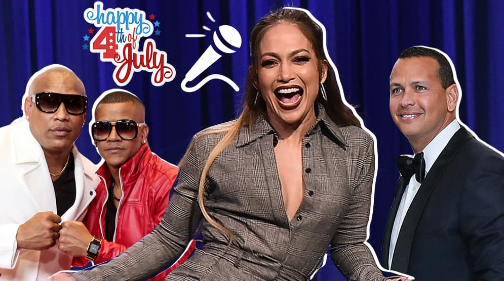 Jennifer Lopez celebra el 4 de julio cantando 'karaoke' en español (con A. Rod)
