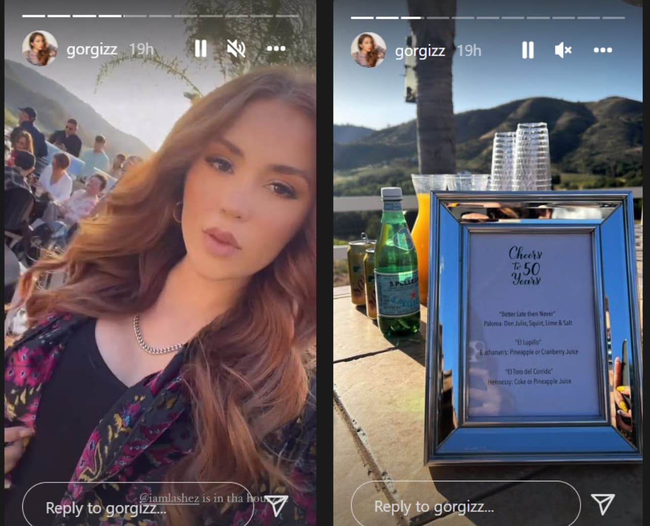 <b><a href="https://www.univision.com/famosos/lupillo-rivera-compara-giselle-soto-shakira-fotos" target="_blank">Junto a su pareja Giselle Soto</a></b>, celebró en grande en su casa en California.