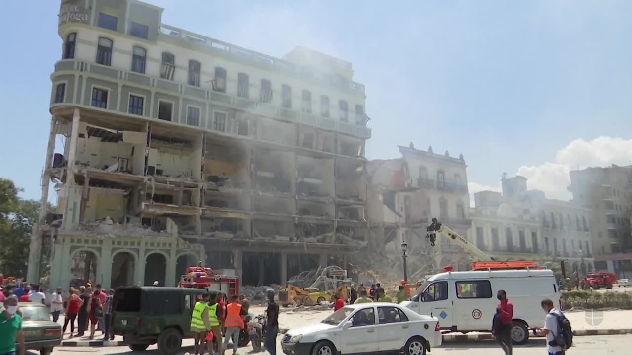 Cuatro niños y una embarazada, entre los 26 muertos por explosión en Hotel Saratoga en Cuba