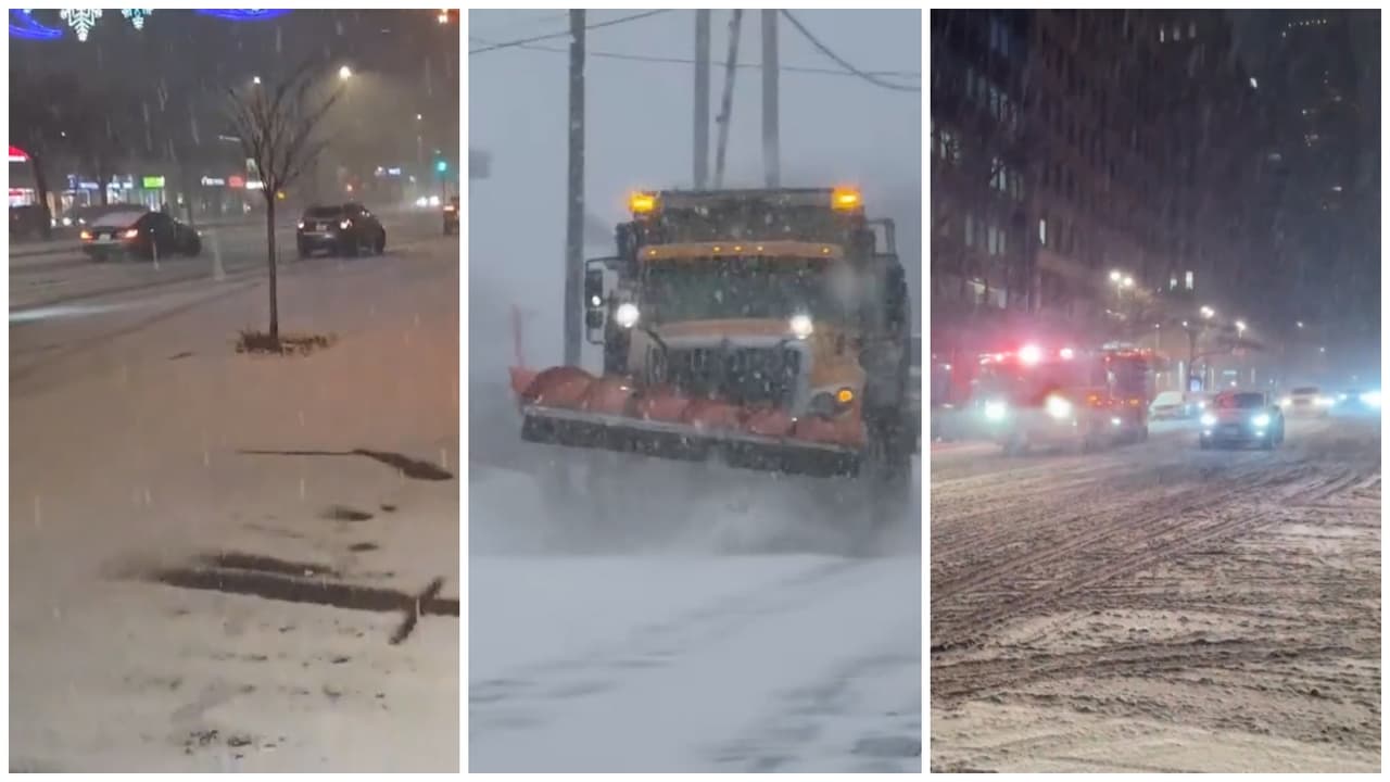 Videos captan nieve, hielo y caos vial durante tormenta invernal en Nueva York
