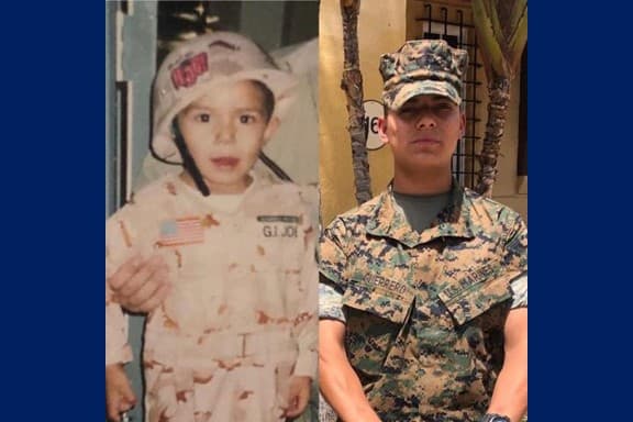 Desde la infancia, Marco Andrés Barranco quería ser un Infante de Marina.