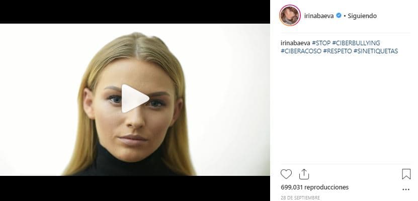 En esa ocasión, el actor indicó que le gustaba el video de Irina, sin hacer ningún comentario más. De hecho la reacción del actor se dio días después de la publicación.