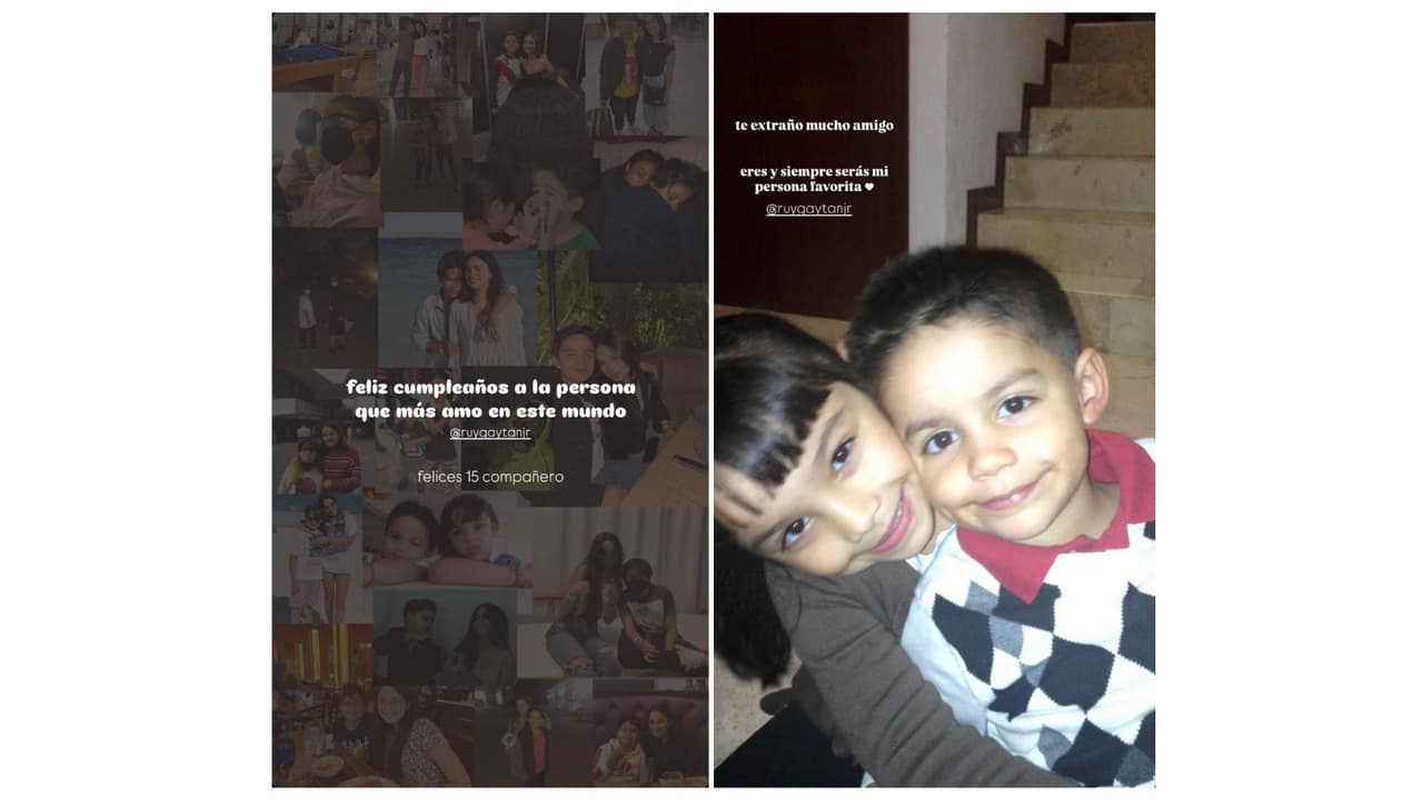 Las amorosas palabras de Karla a su hermano.
