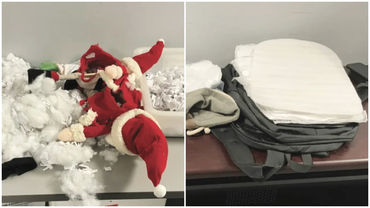 Hombre es arrestado en el JFK por intentar ingresar cocaína escondida en muñecos de Santa Claus
